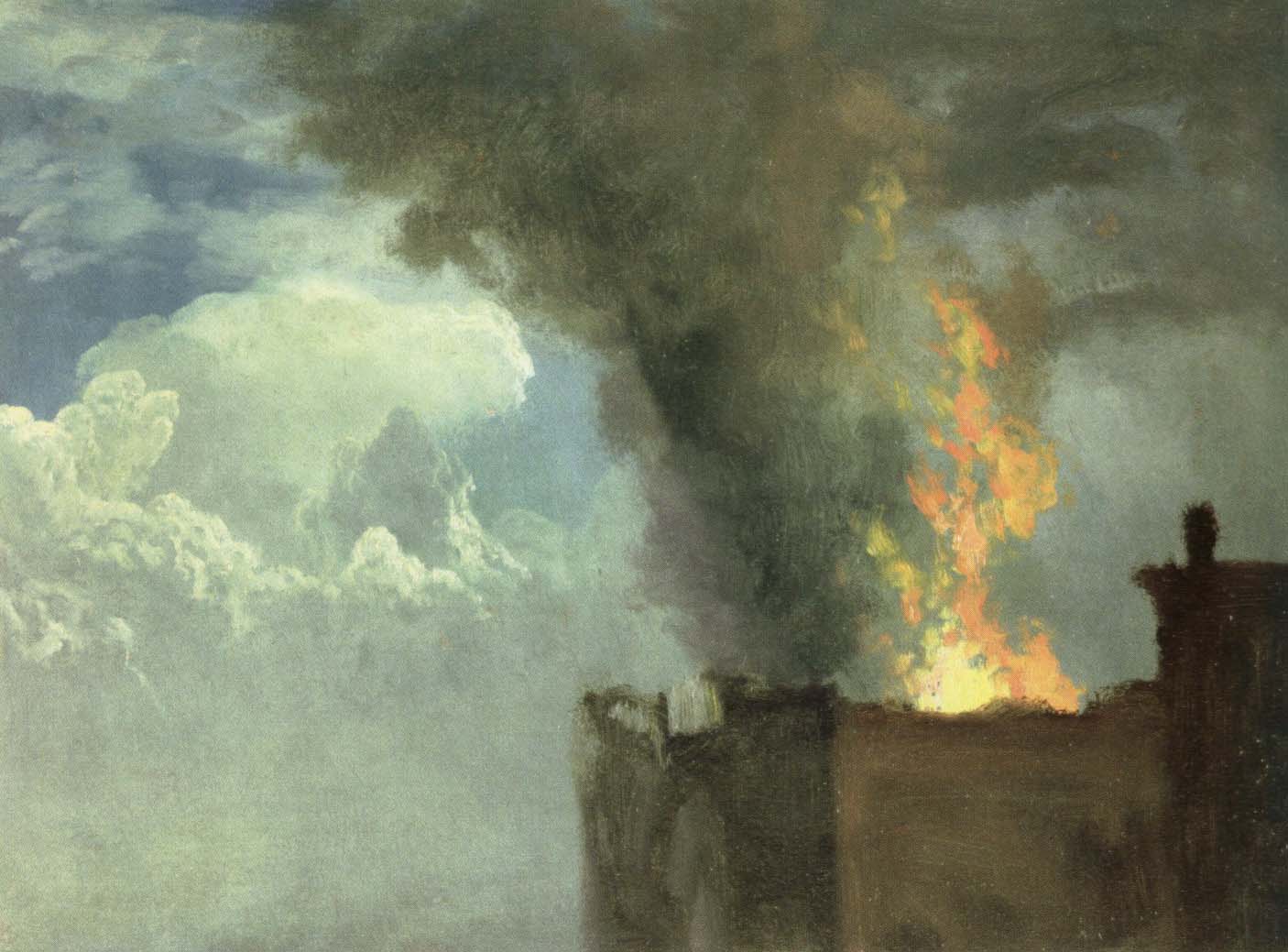 the conflagration